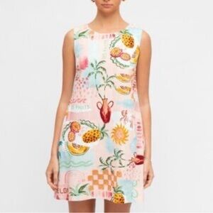 Paper Heart Sleeveless Shift Dress